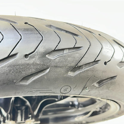 2017 - 2019 KTM 1290 SUPER DUKE R FRONT WHEEL RIM TIRE RUBBER BLACK *SCUFFED*