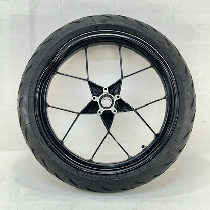 2017 - 2019 KTM 1290 SUPER DUKE R FRONT WHEEL RIM TIRE RUBBER BLACK *SCUFFED*