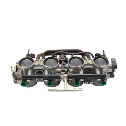 2011 - 2015 KAWASAKI NINJA ZX10R THROTTLE BODY FUEL INJECTORS MAIN RAIL GAS