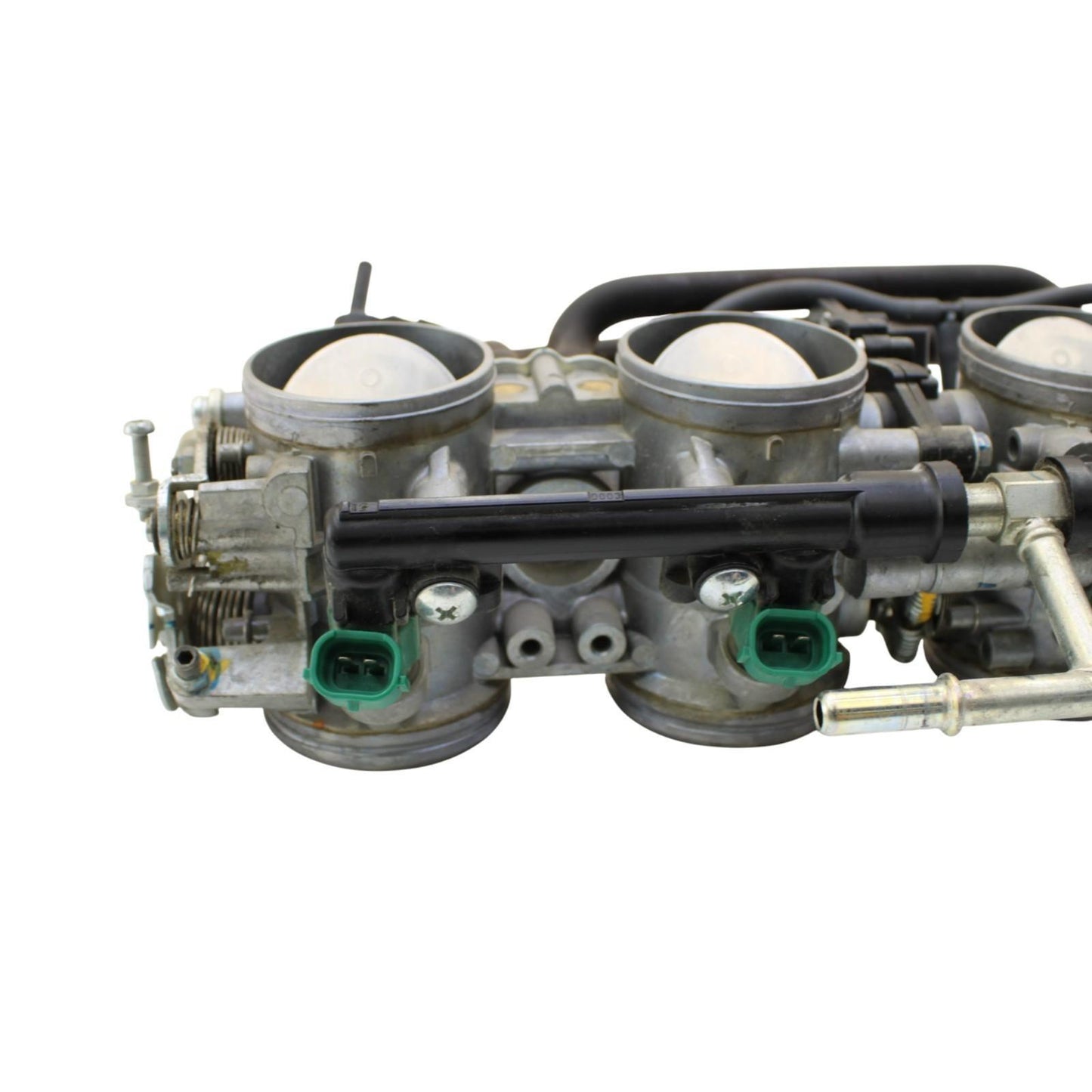 2011 - 2015 KAWASAKI NINJA ZX10R THROTTLE BODY FUEL INJECTORS MAIN RAIL GAS