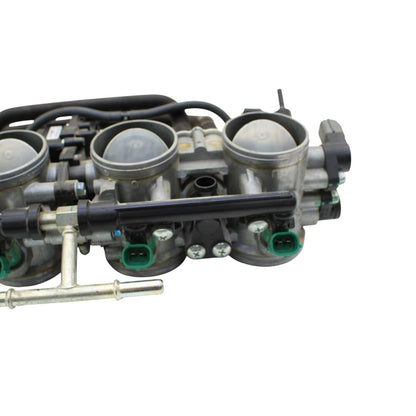 2011 - 2015 KAWASAKI NINJA ZX10R THROTTLE BODY FUEL INJECTORS MAIN RAIL GAS