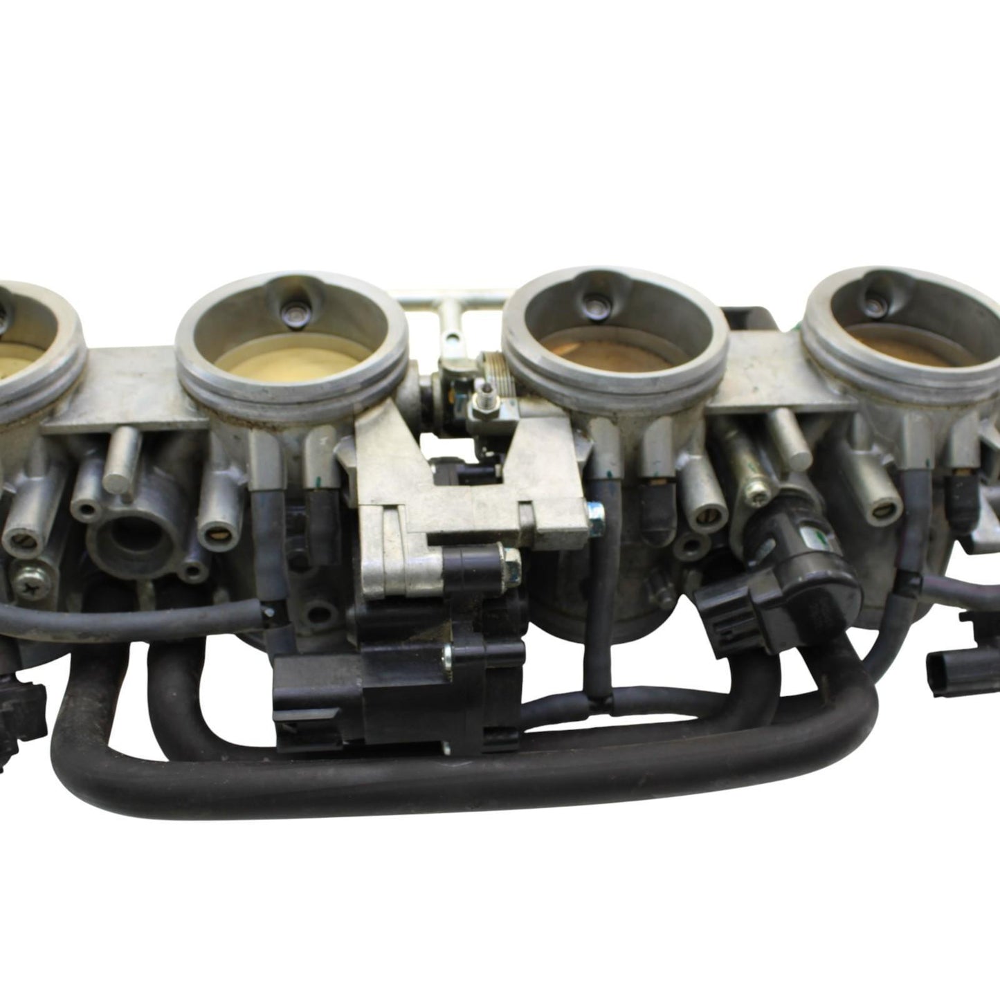 2011 - 2015 KAWASAKI NINJA ZX10R THROTTLE BODY FUEL INJECTORS MAIN RAIL GAS