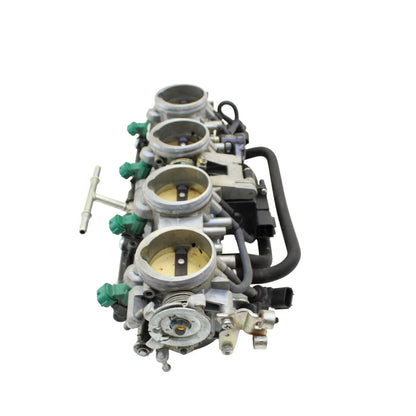 2011 - 2015 KAWASAKI NINJA ZX10R THROTTLE BODY FUEL INJECTORS MAIN RAIL GAS