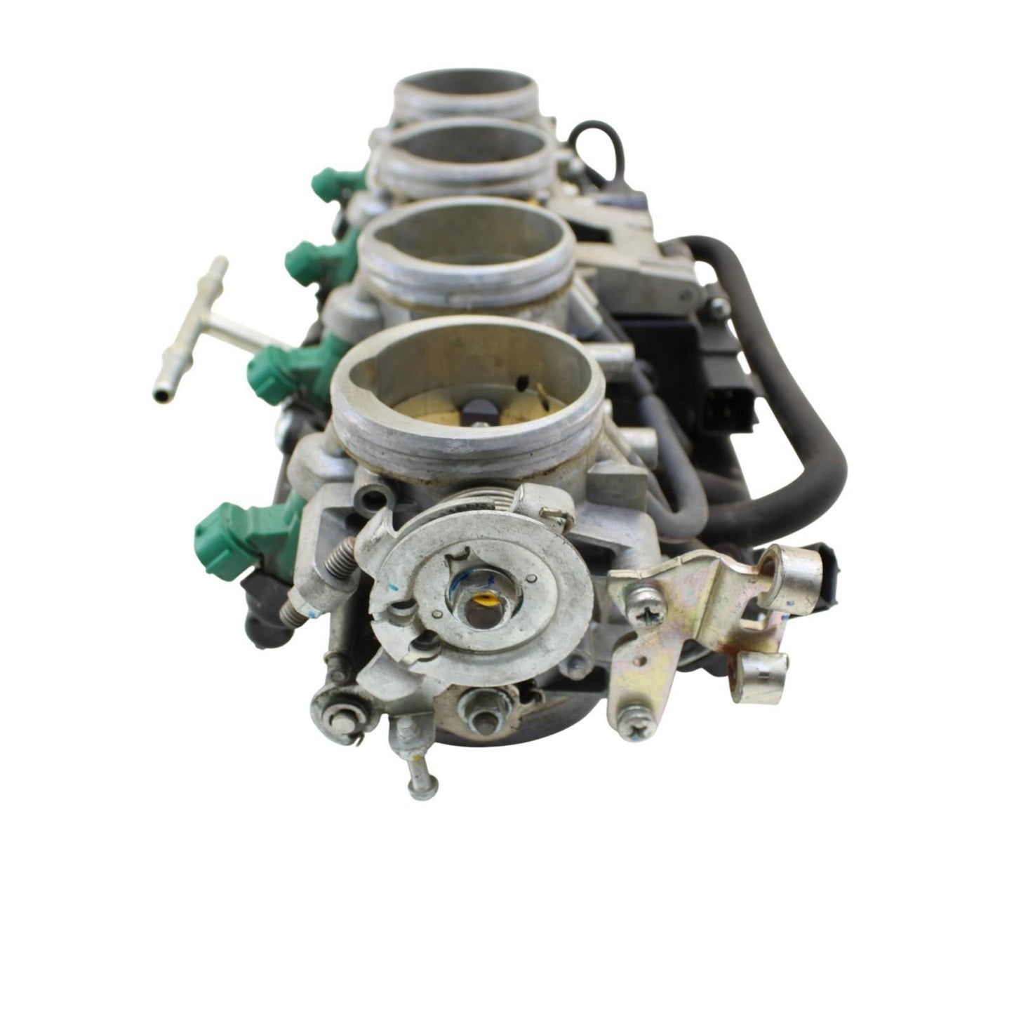 2011 - 2015 KAWASAKI NINJA ZX10R THROTTLE BODY FUEL INJECTORS MAIN RAIL GAS