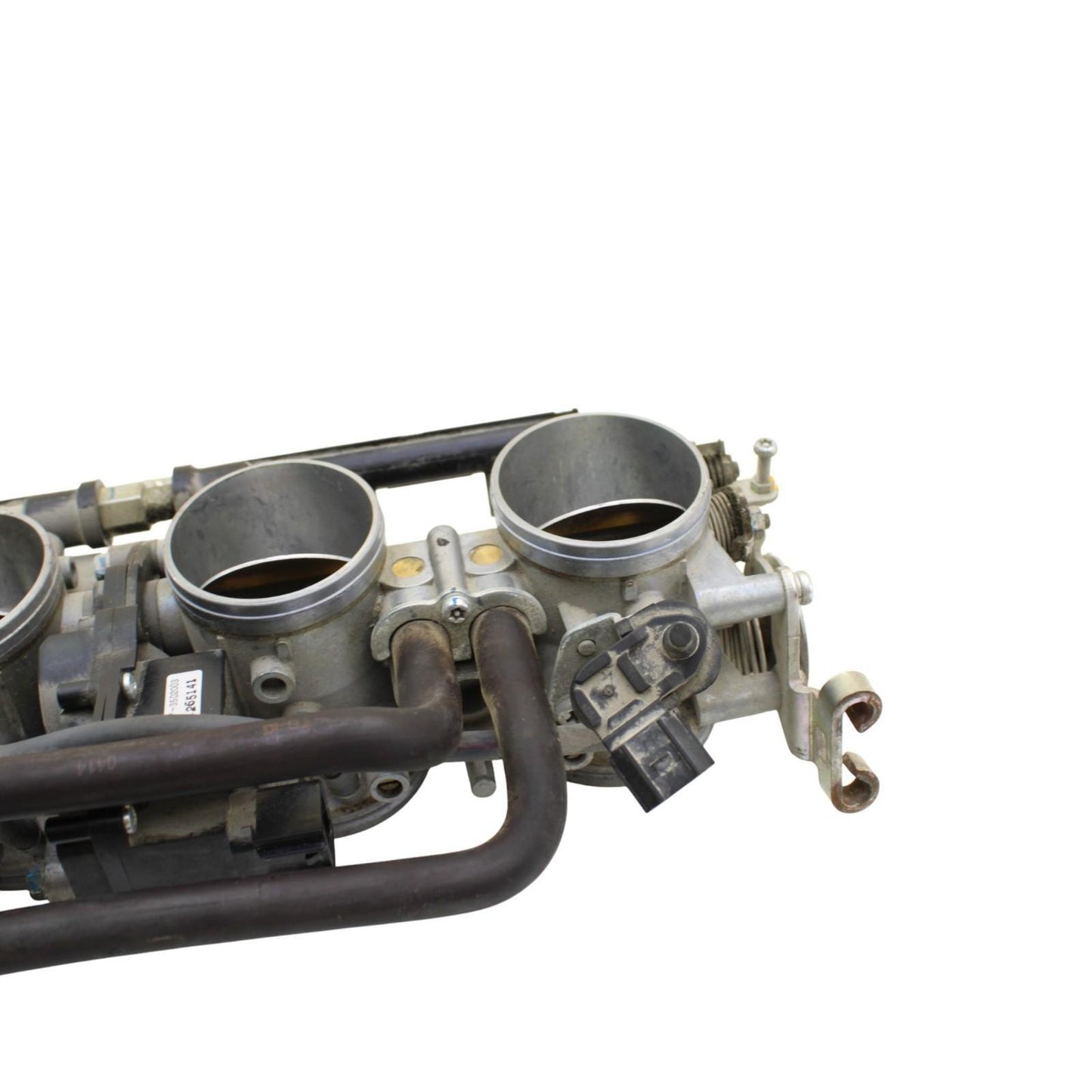 2011 - 2015 KAWASAKI NINJA ZX10R THROTTLE BODY FUEL INJECTORS MAIN RAIL GAS