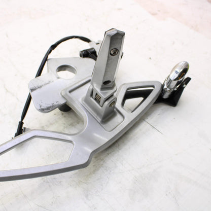 2008 2009 CAN-AM SPYDER GS LEFT REARSET BRAKE PEDAL FOOT PEG BRACKET SILVER