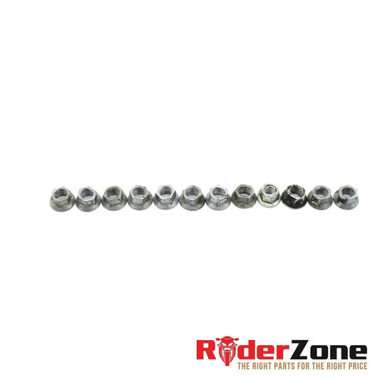 2018 - 2022 DUCATI PANIGALE V4 HEADER NUTS HARDWARE BOLTS STOCK SET COMPLETE OEM