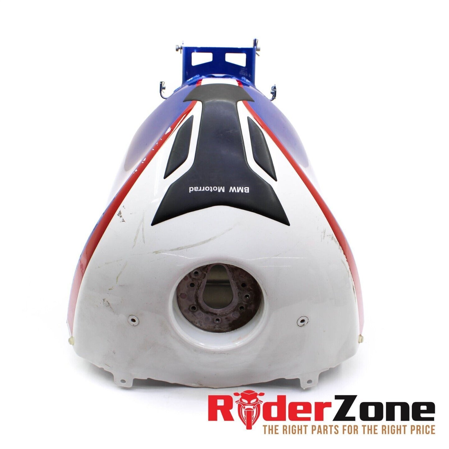 2009 - 2014 BMW S1000RR FUEL TANK GAS RESERVOIR PETROL BLUE WHITE *DAMAGED*