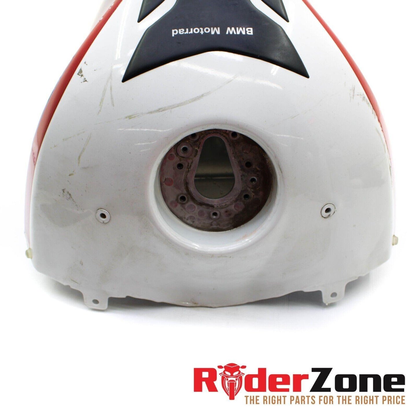 2009 - 2014 BMW S1000RR FUEL TANK GAS RESERVOIR PETROL BLUE WHITE *DAMAGED*