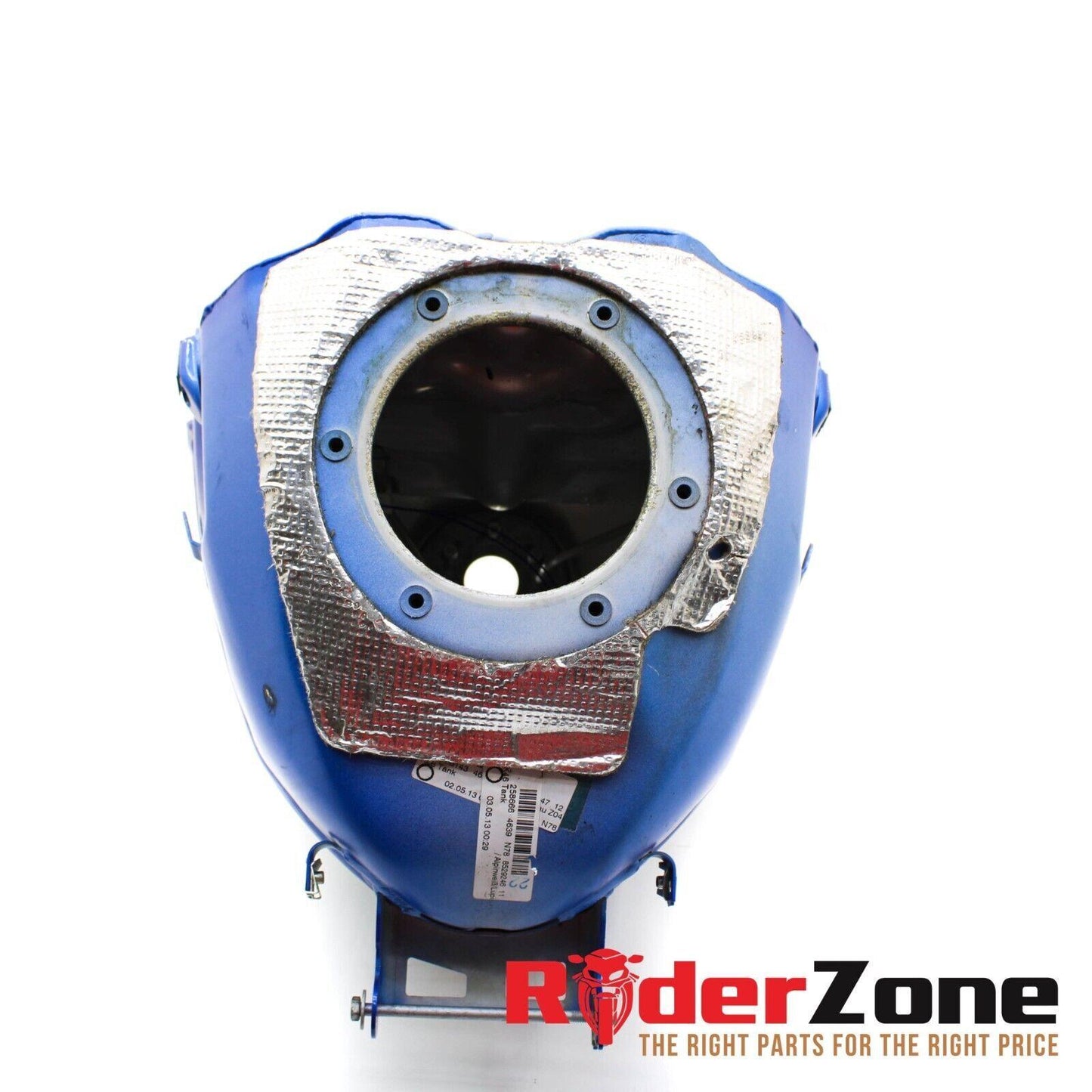 2009 - 2014 BMW S1000RR FUEL TANK GAS RESERVOIR PETROL BLUE WHITE *DAMAGED*