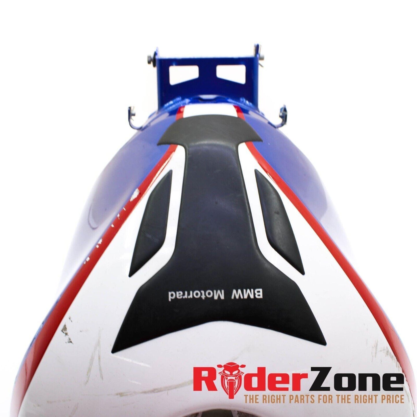 2009 - 2014 BMW S1000RR FUEL TANK GAS RESERVOIR PETROL BLUE WHITE *DAMAGED*