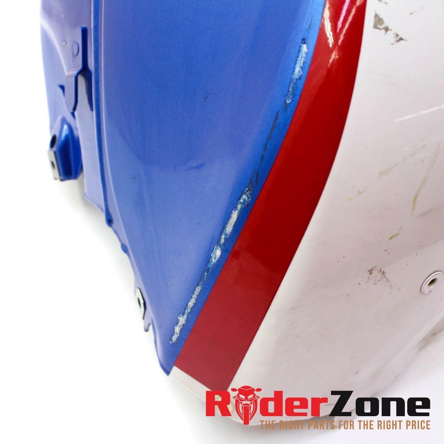 2009 - 2014 BMW S1000RR FUEL TANK GAS RESERVOIR PETROL BLUE WHITE *DAMAGED*