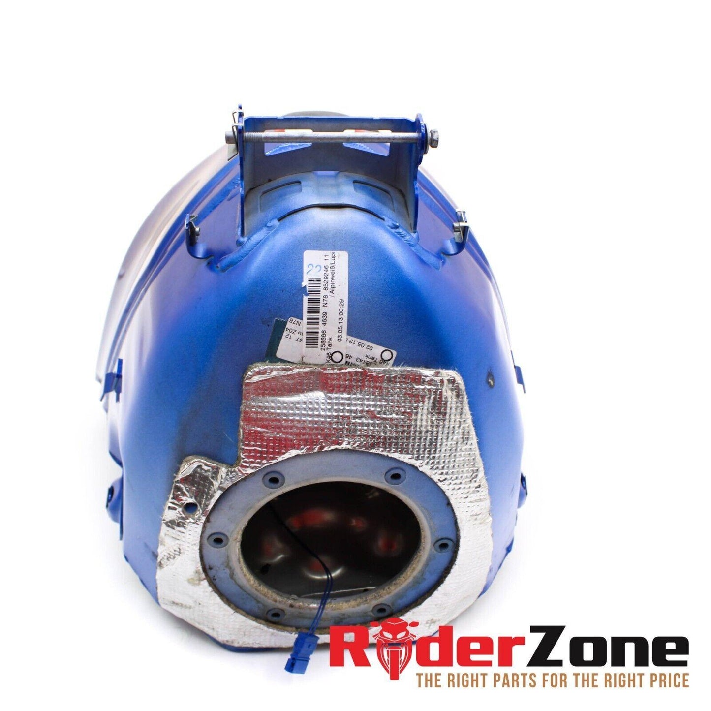 2009 - 2014 BMW S1000RR FUEL TANK GAS RESERVOIR PETROL BLUE WHITE *DAMAGED*