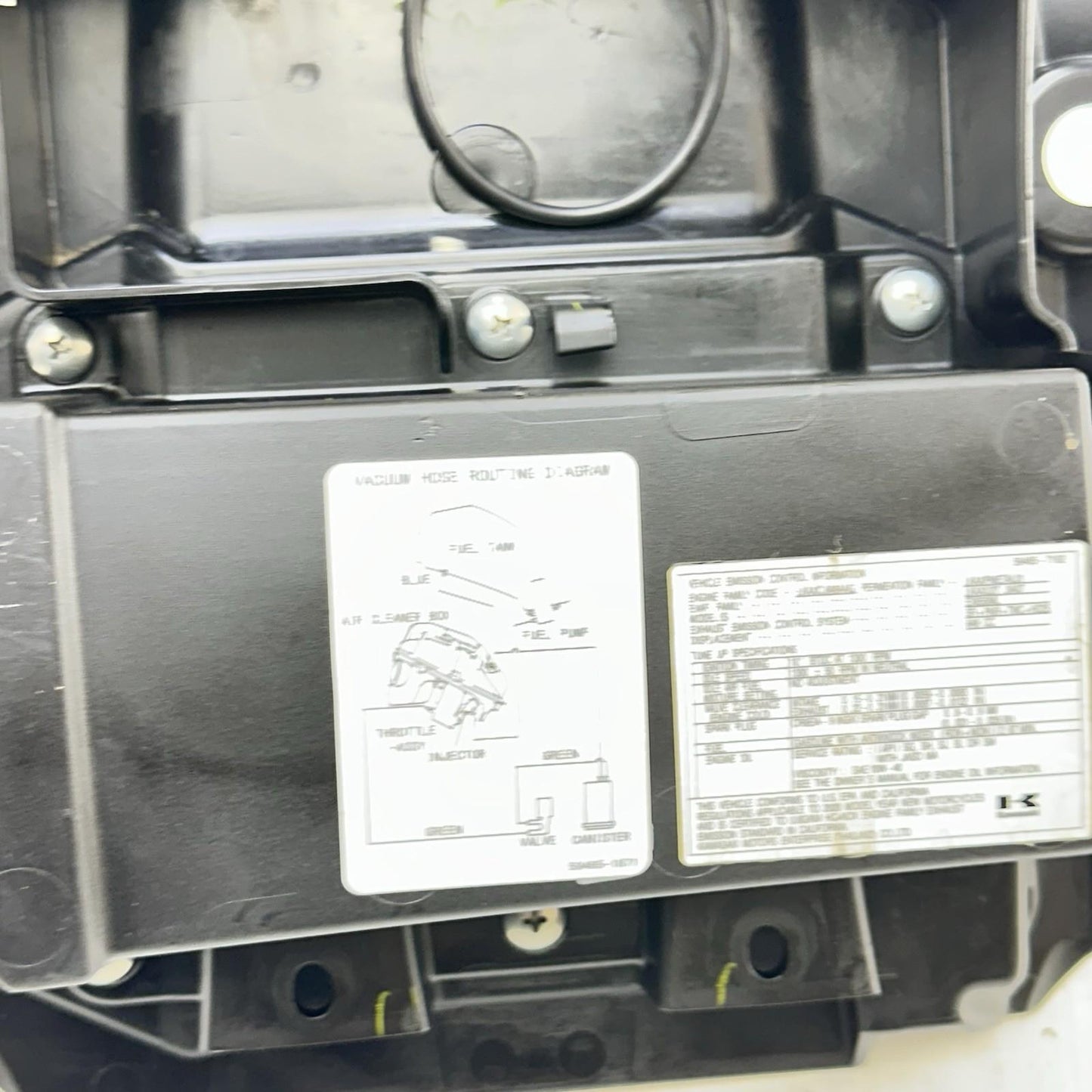 2017 - 2023 KAWASAKI NINJA EX650 REAR FENDER UNDER TAIL BATTERY TRAY PLASTIC