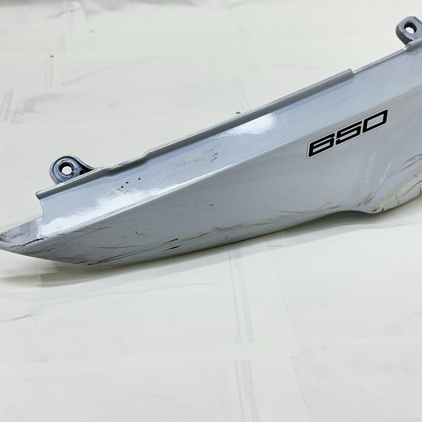 2017 - 2023 KAWASAKI NINJA EX650 TAIL FAIRINGS REAR LEFT RIGHT PLASTICS WHITE