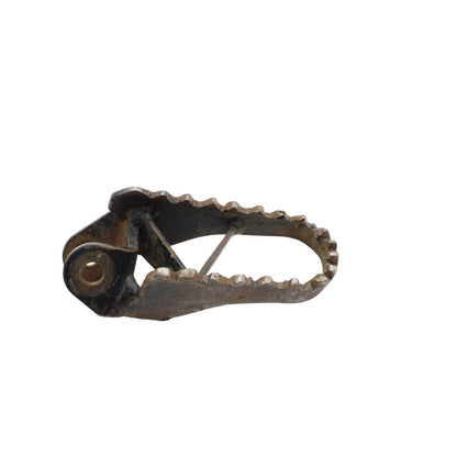 1993 HUSQVARANA WXC610 REARSET FOOT PEG REST BRACKET SILVER