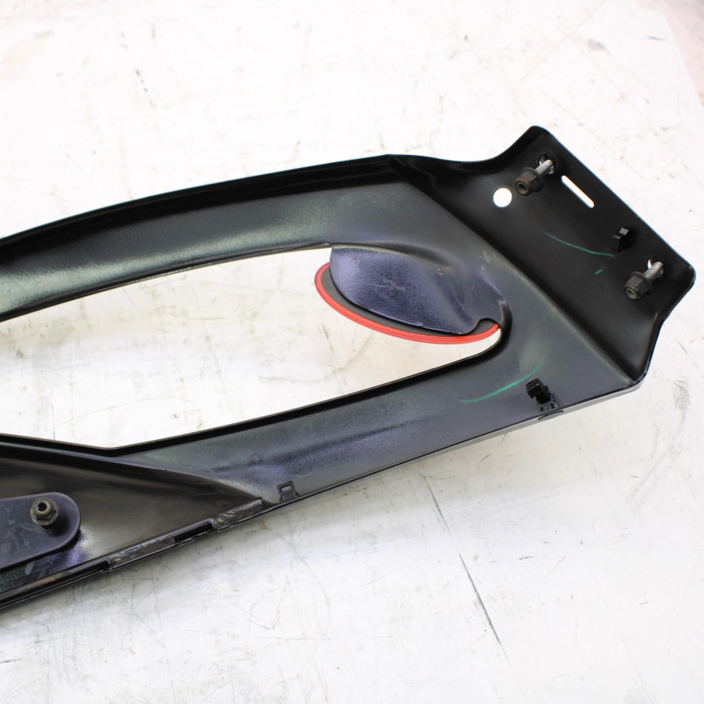 2008 - 2012 CAN AM SPYDER GS RS 990 REAR FENDER MOUNT BRACKETS PAIR BLACK STOCK