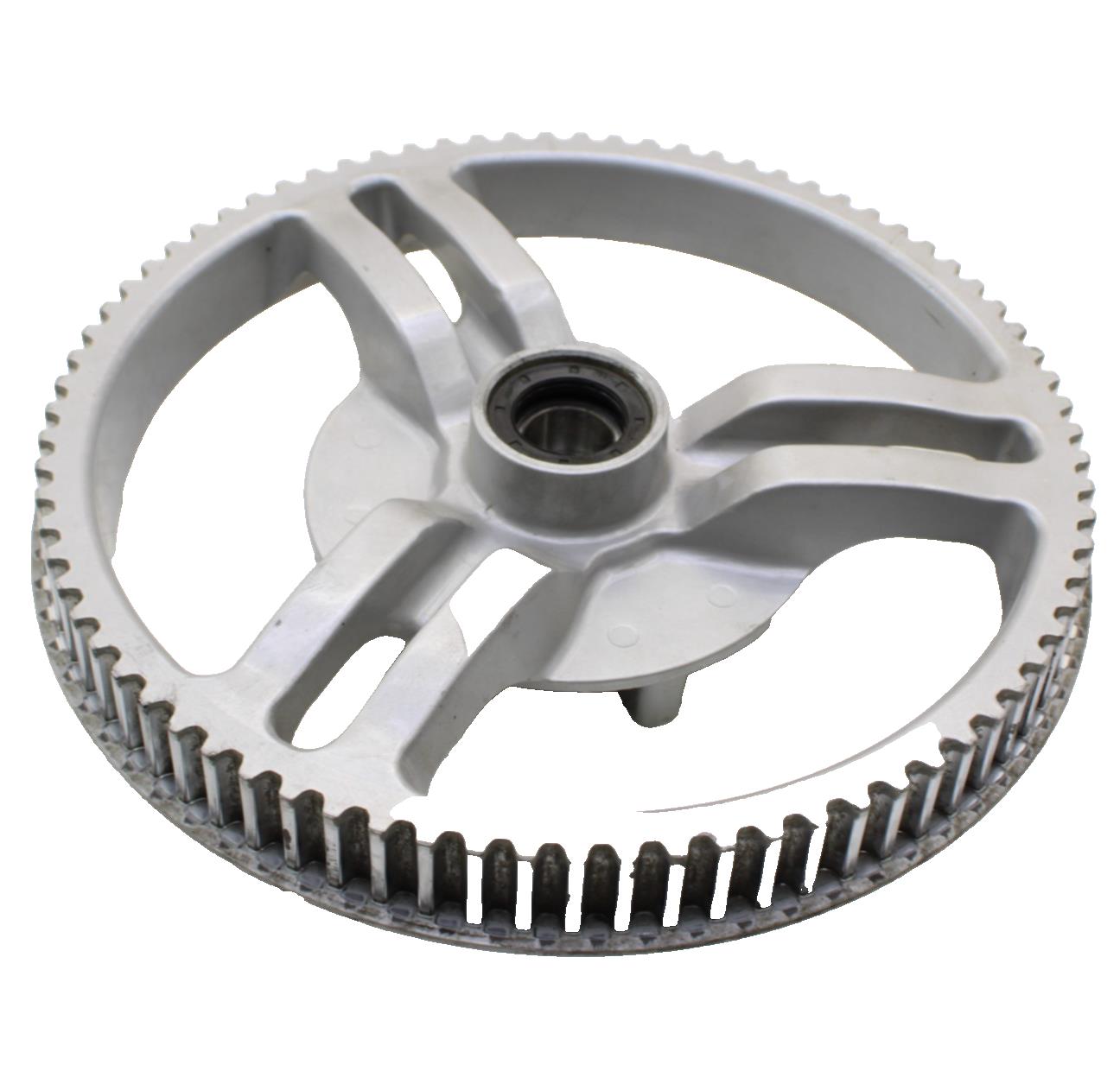 2008 CAN AM SPYDER 990 REAR SPROCKET DRIVE BELT PULLEY CUSHIONS SILVER SILVER