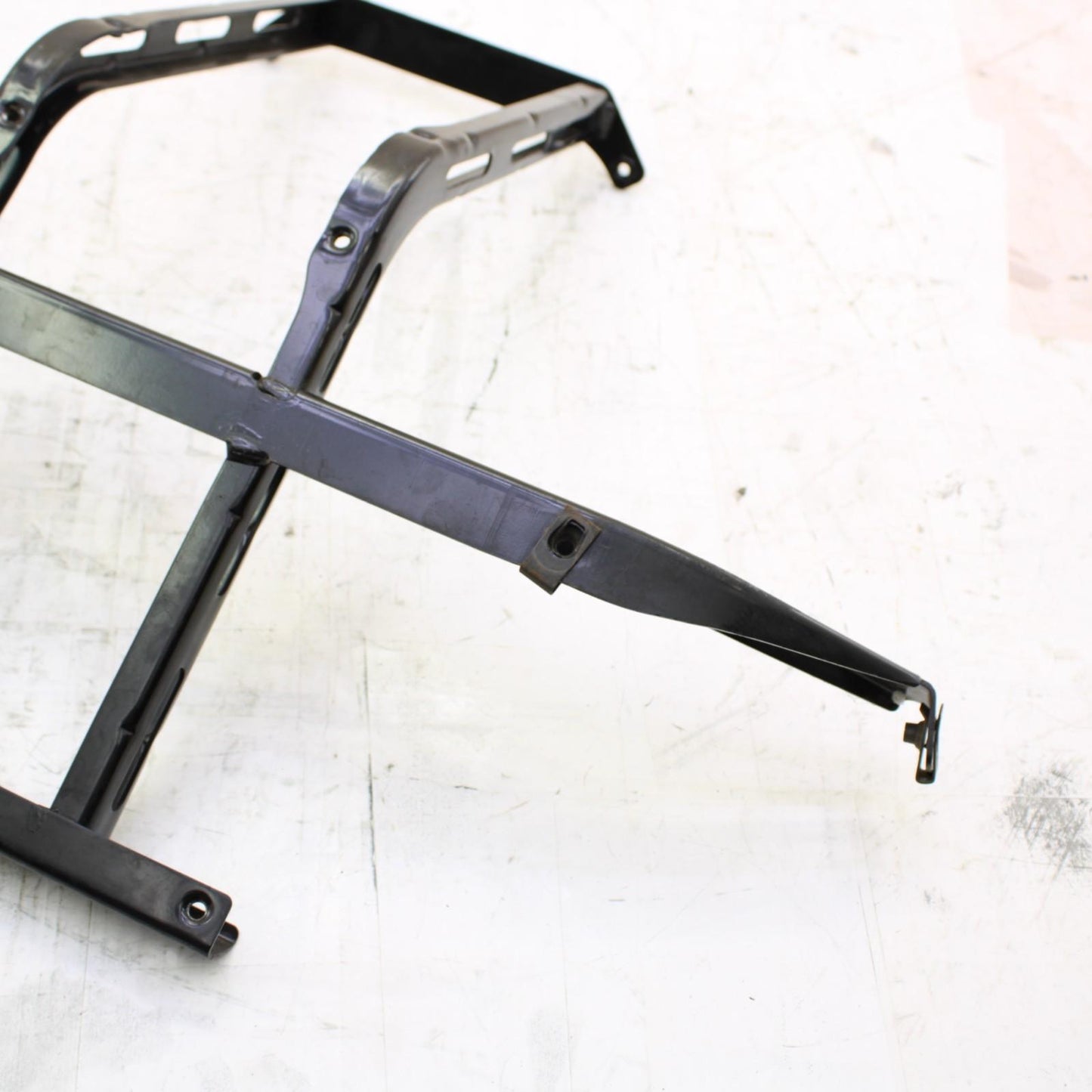 2008 CAN-AM SPYDER GS990 FRONT LOWER NOSE BAR MOUNT BRACKET STRAIGHT BLACK