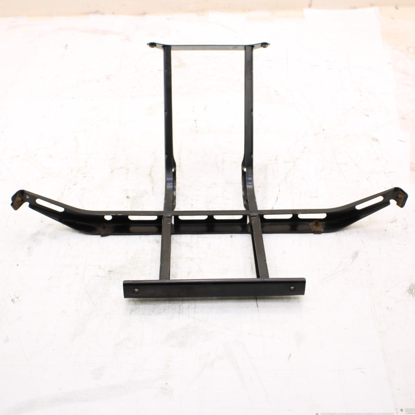 2008 CAN-AM SPYDER GS990 FRONT LOWER NOSE BAR MOUNT BRACKET STRAIGHT BLACK