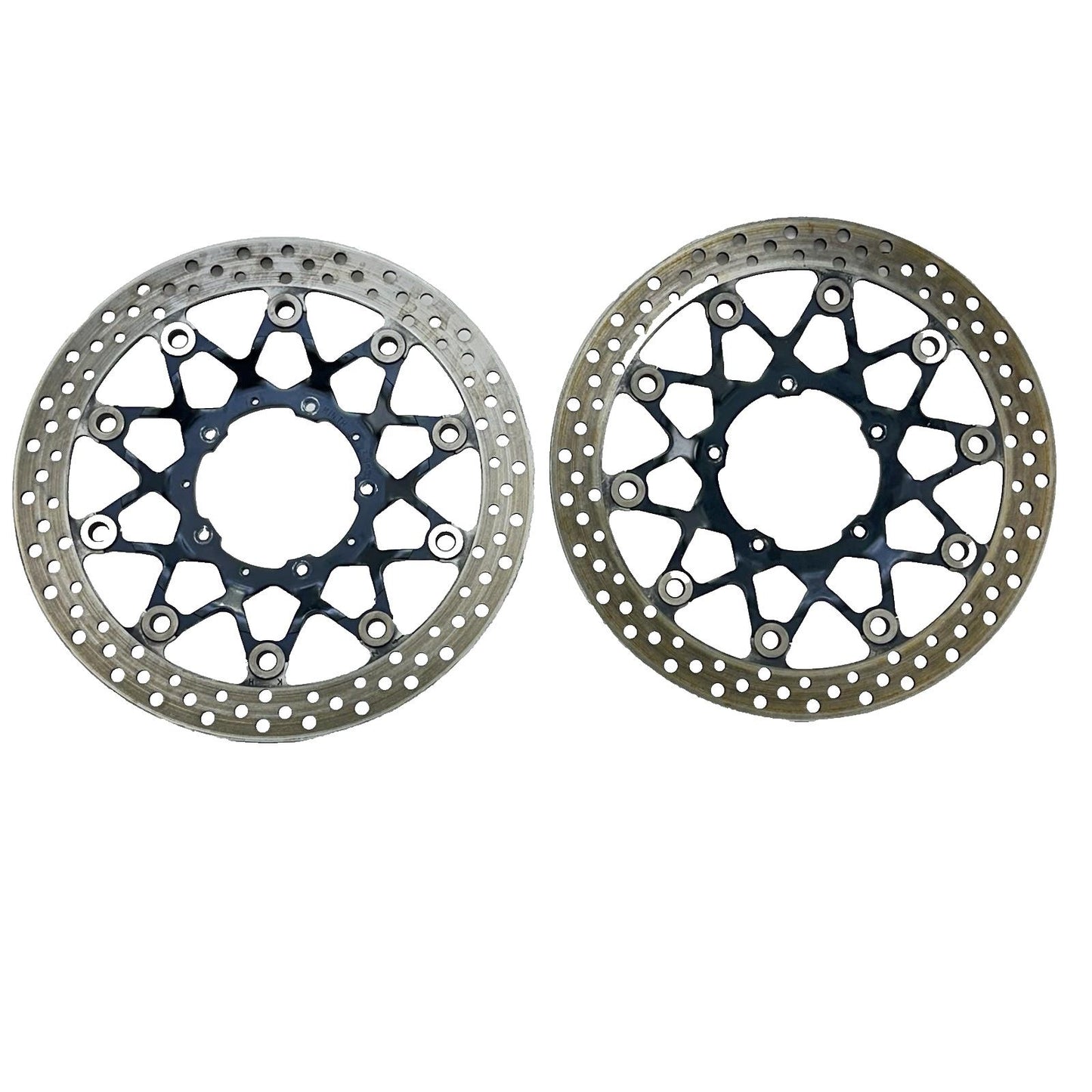 2017 - 2019 HONDA CBR1000RR FRONT BRAKE ROTORS LEFT RIGHT SET BOLTS STOCK
