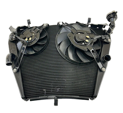 2017 - 2019 HONDA CBR1000RR RADIATOR FANS ENGINE MOTOR COOLING BLACK STOCK