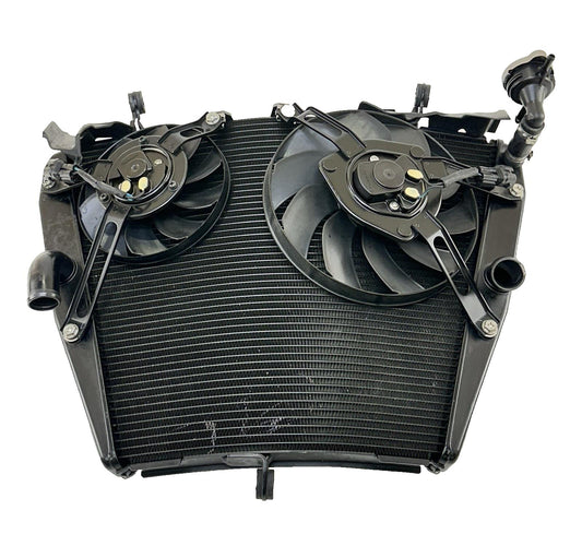 2017 - 2019 HONDA CBR1000RR RADIATOR FANS ENGINE MOTOR COOLING BLACK STOCK
