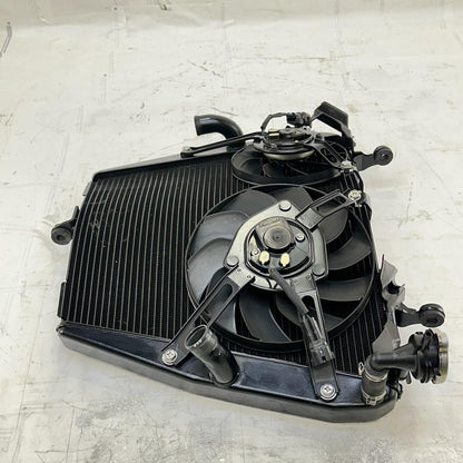 2017 - 2019 HONDA CBR1000RR RADIATOR FANS ENGINE MOTOR COOLING BLACK STOCK