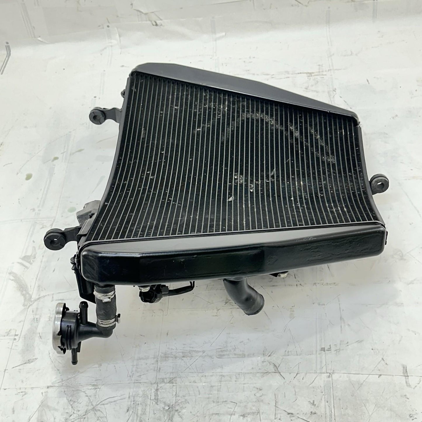 2017 - 2019 HONDA CBR1000RR RADIATOR FANS ENGINE MOTOR COOLING BLACK STOCK