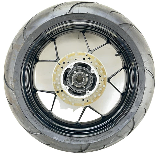 2017 - 2019 HONDA CBR1000RR REAR WHEEL BACK BRAKE ROTOR DISC RIM TIRE BLACK OEM