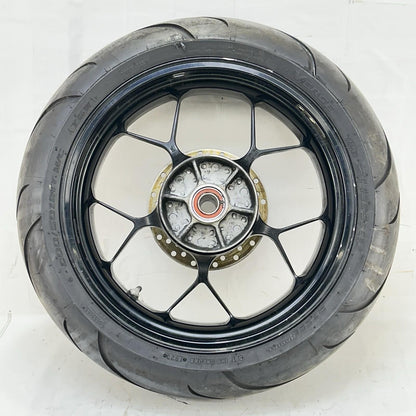 2017 - 2019 HONDA CBR1000RR REAR WHEEL BACK BRAKE ROTOR DISC RIM TIRE BLACK OEM