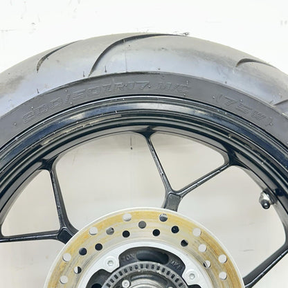 2017 - 2019 HONDA CBR1000RR REAR WHEEL BACK BRAKE ROTOR DISC RIM TIRE BLACK OEM
