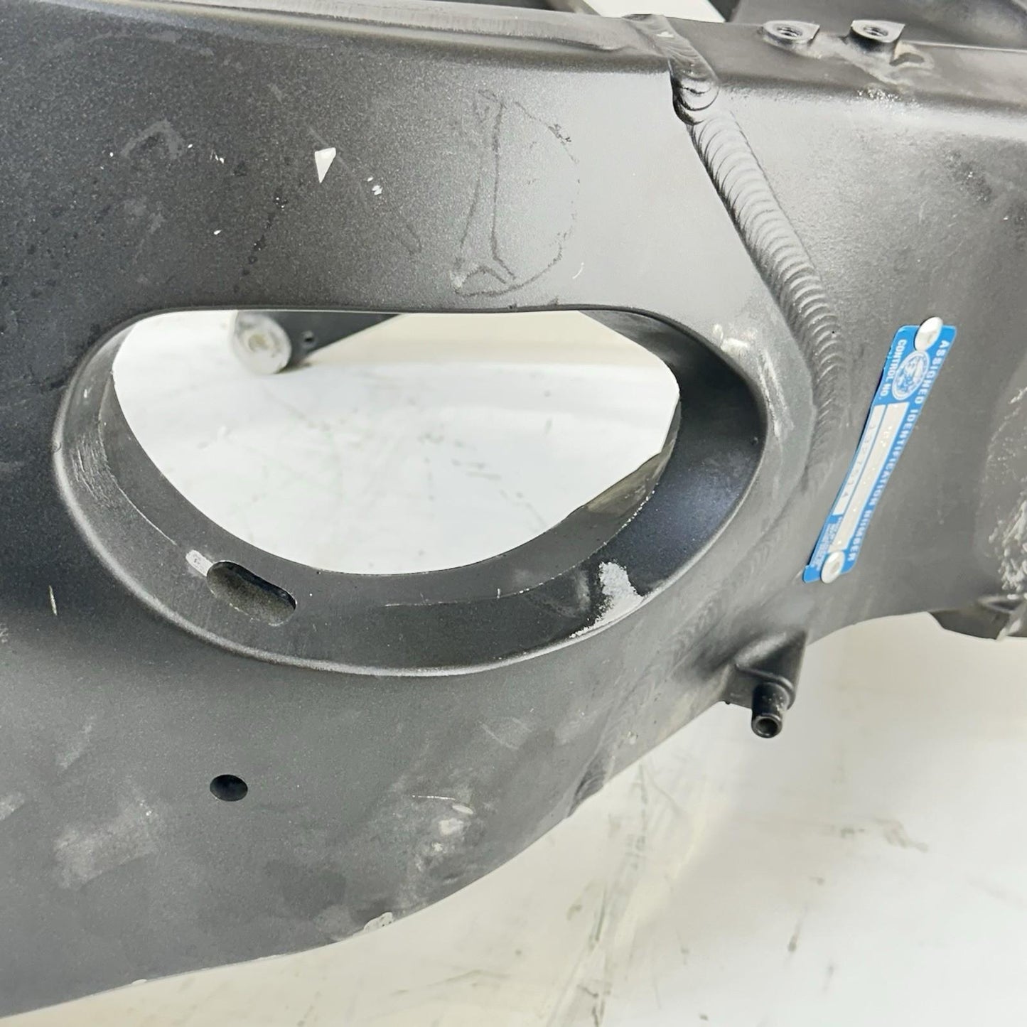 2017 - 2019 HONDA CBR1000RR MAIN FRAME BODY CHASSIS BLACK STOCK OEM