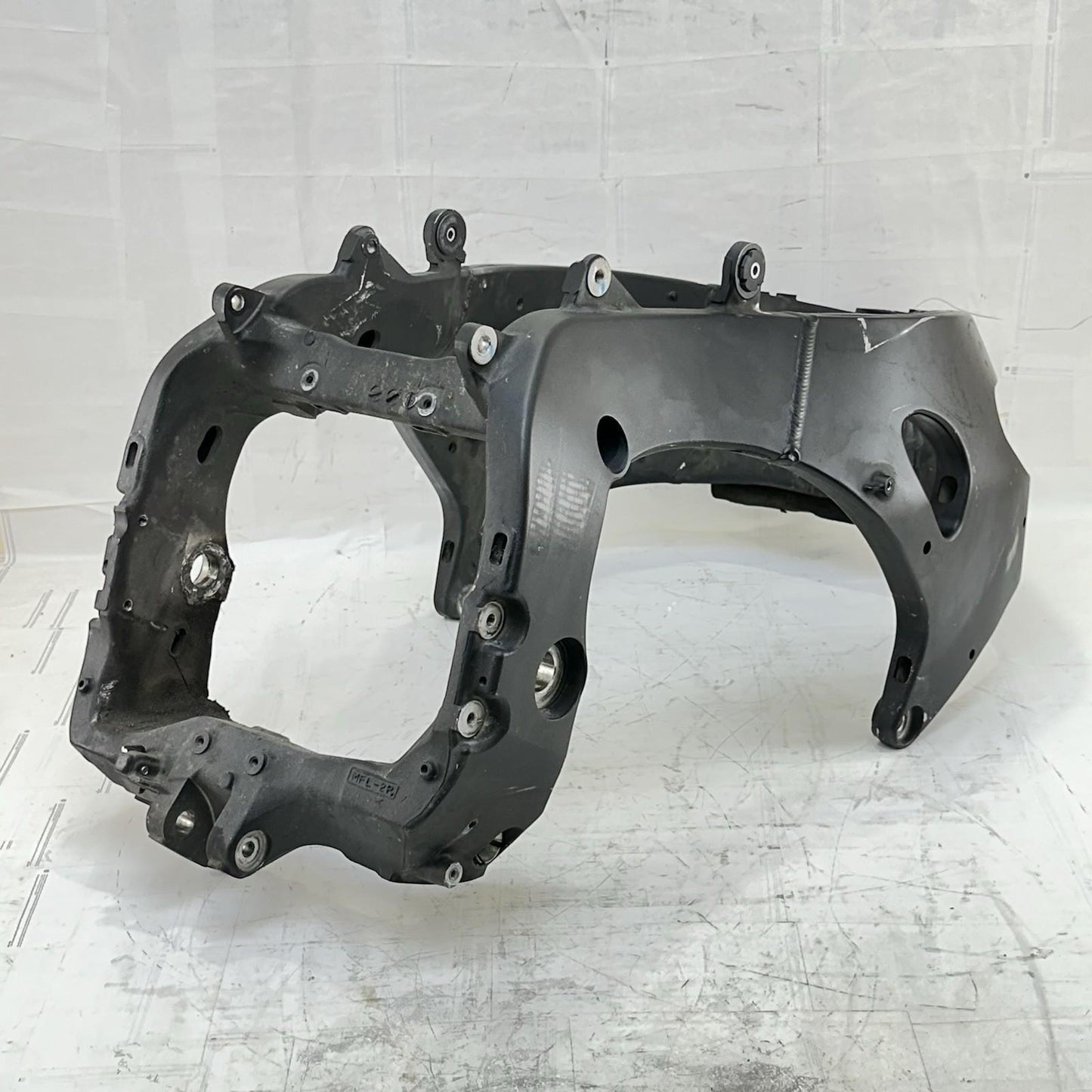 2017 - 2019 HONDA CBR1000RR MAIN FRAME BODY CHASSIS BLACK STOCK OEM