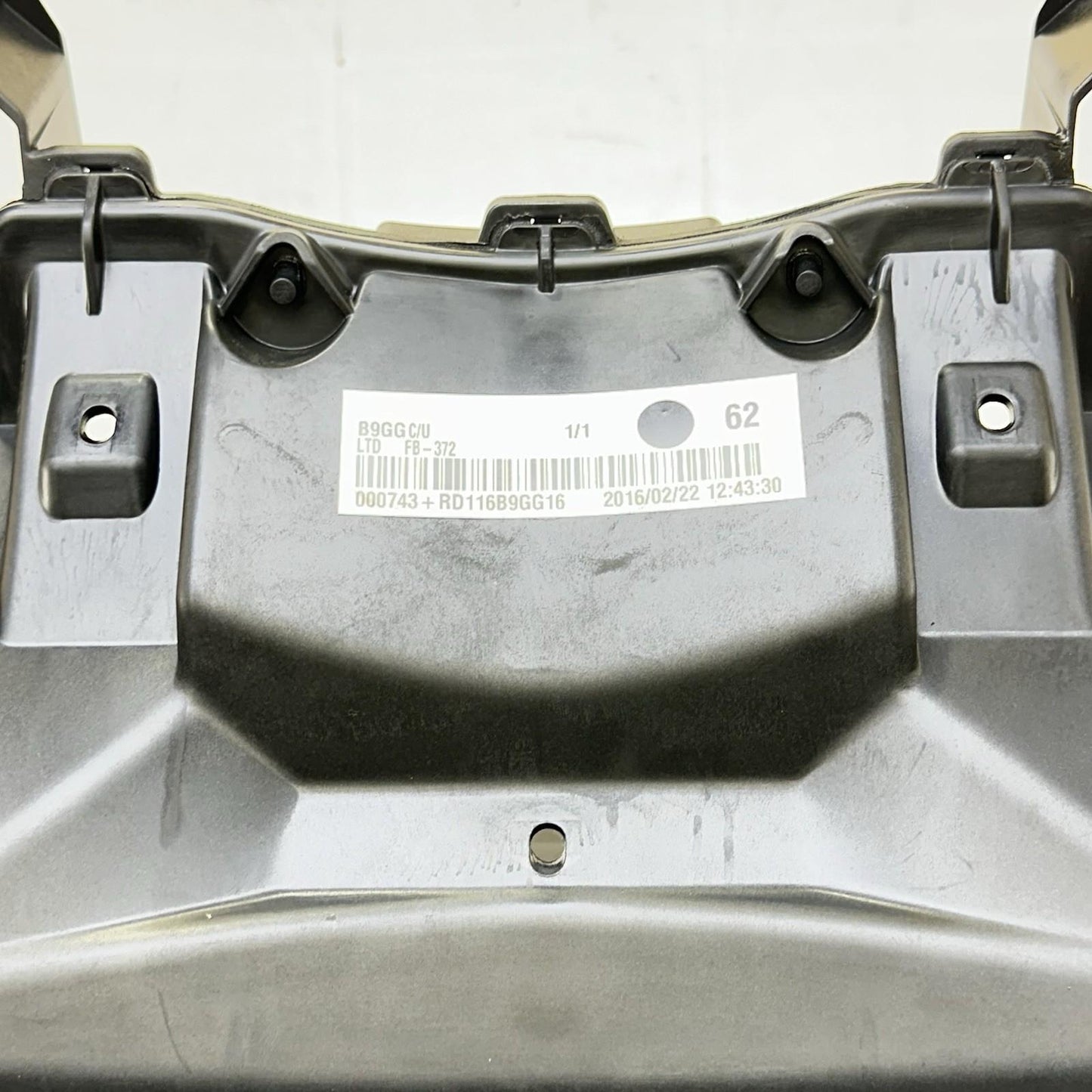 2016 CAN-AM SPYDER RT FRONT STORAGE COMPARTMENT BIN TRUNK BLACK STOCK