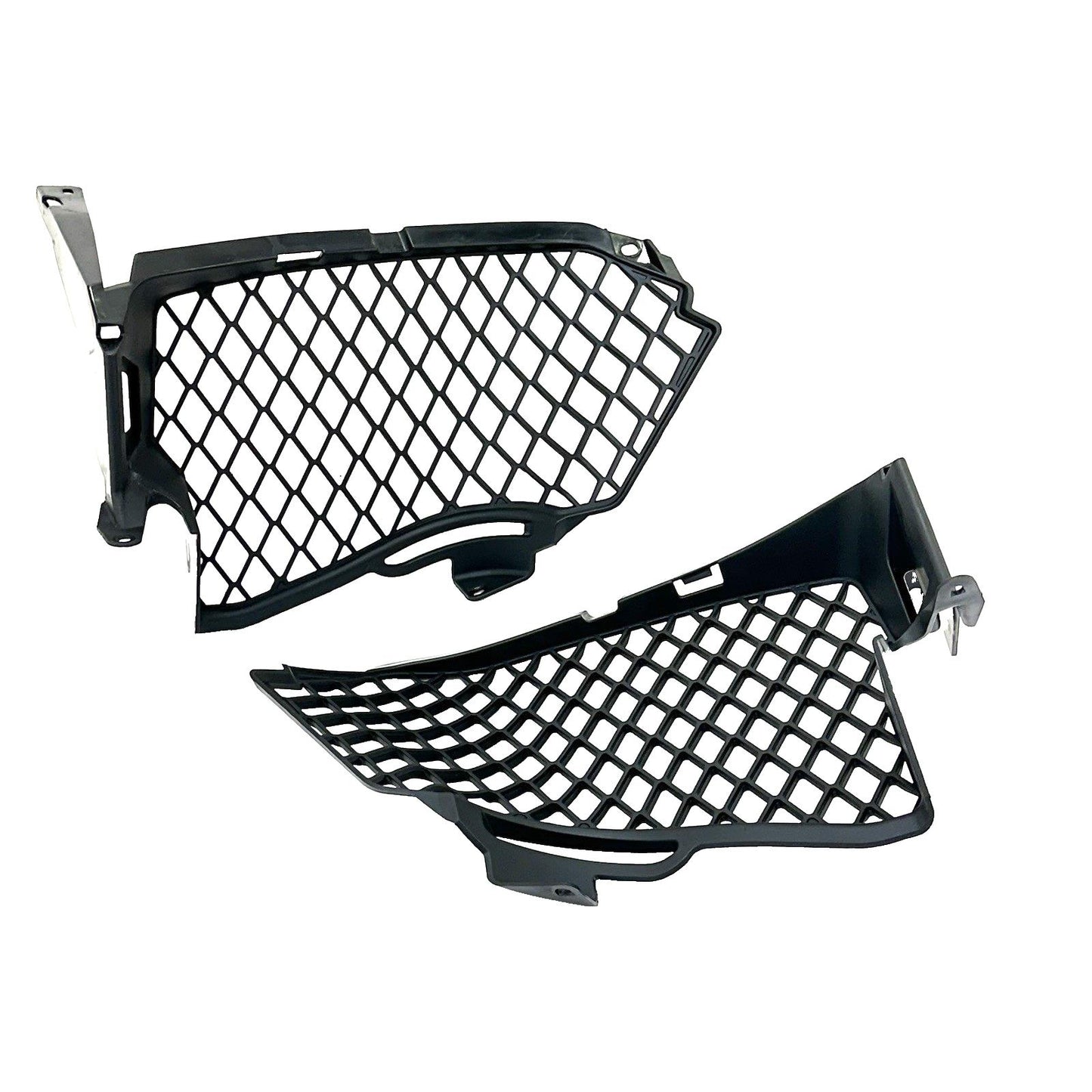 2016 CAN-AM SPYDER RT RADIATOR GUARDS MOULDING COVERS LEFT RIGHT SET PAIR BLACK