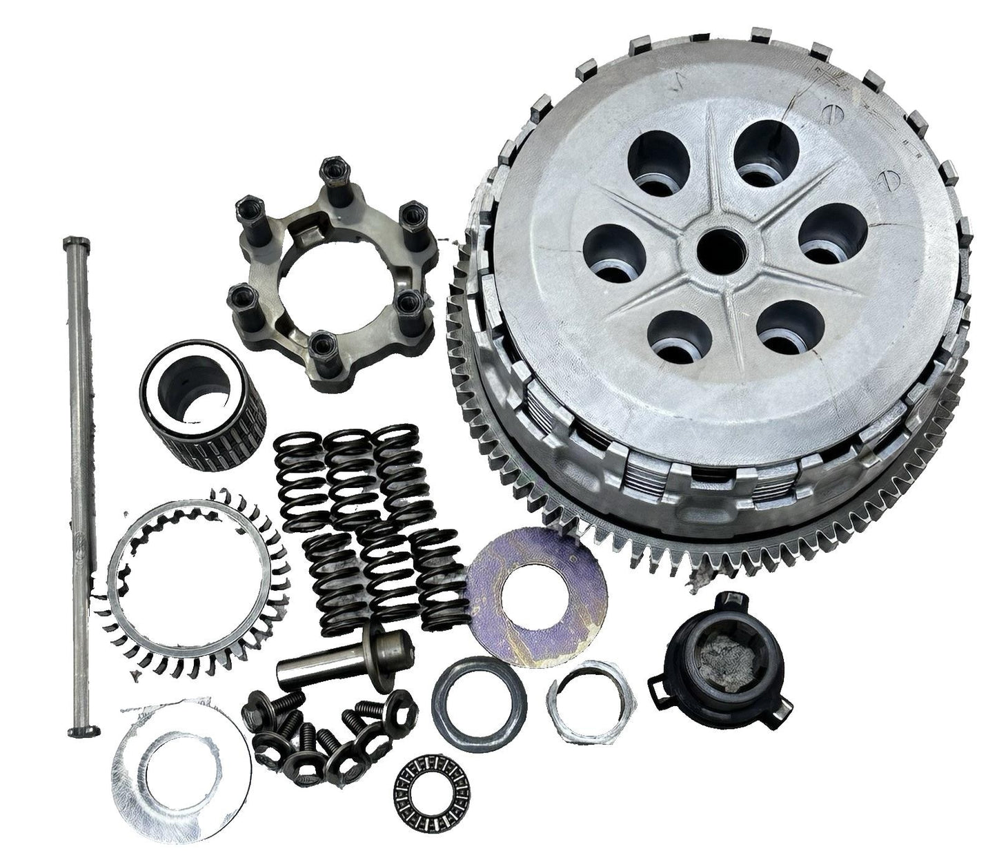 1999 - 2007 SUZUKI HAYABUSA CLUTCH BASCKET PLATES RINGS DISC COMPLETE SET STOCK