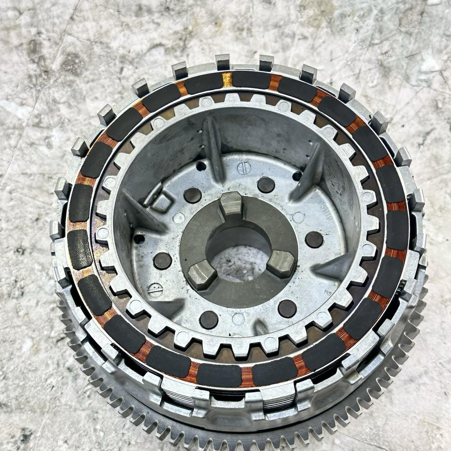 1999 - 2007 SUZUKI HAYABUSA CLUTCH BASCKET PLATES RINGS DISC COMPLETE SET STOCK