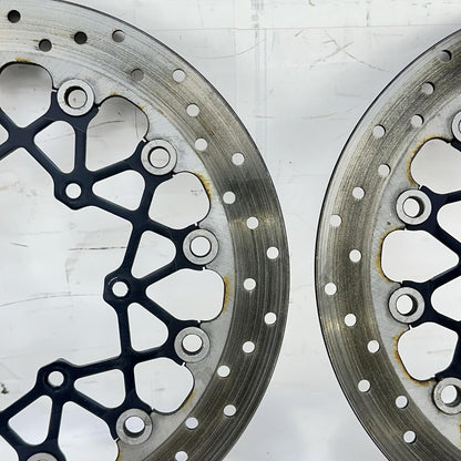 2011 - 2026 SUZUKU GSXR 600 GSXR 750 FRONT BRAKE ROTORS LEFT RIGHT SET BOLTS