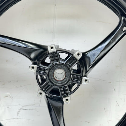 2011 - 2026 SUZUKU GSXR 600 GSXR 750 FRONT WHEEL RIM TIRE RUBBER BLACK STOCK