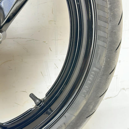 2011 - 2026 SUZUKU GSXR 600 GSXR 750 FRONT WHEEL RIM TIRE RUBBER BLACK STOCK