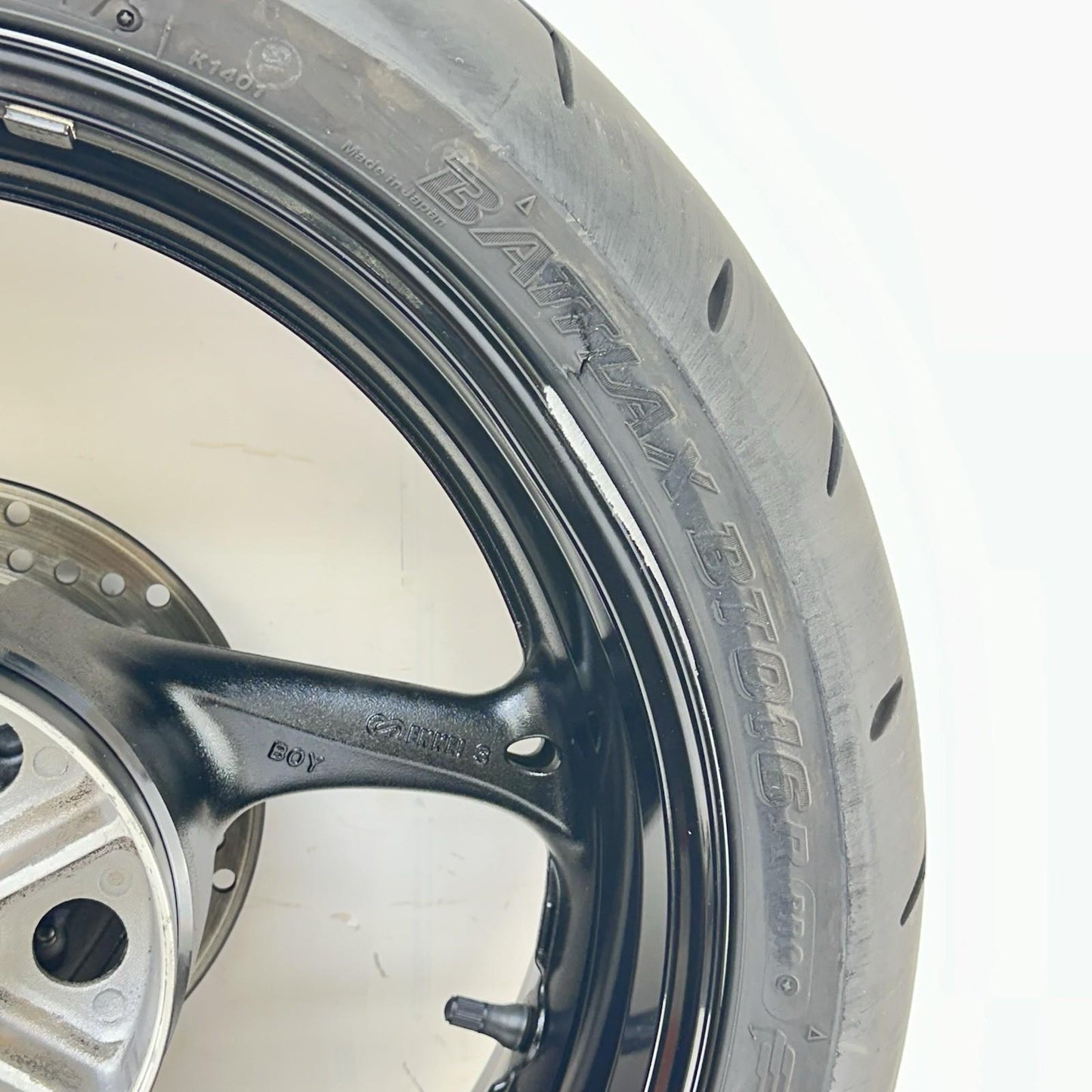 2011 - 2026 SUZUKU GSXR 600 GSXR 750 REAR WHEEL RIM TIRE BACK BRAKE ROTOR DISC