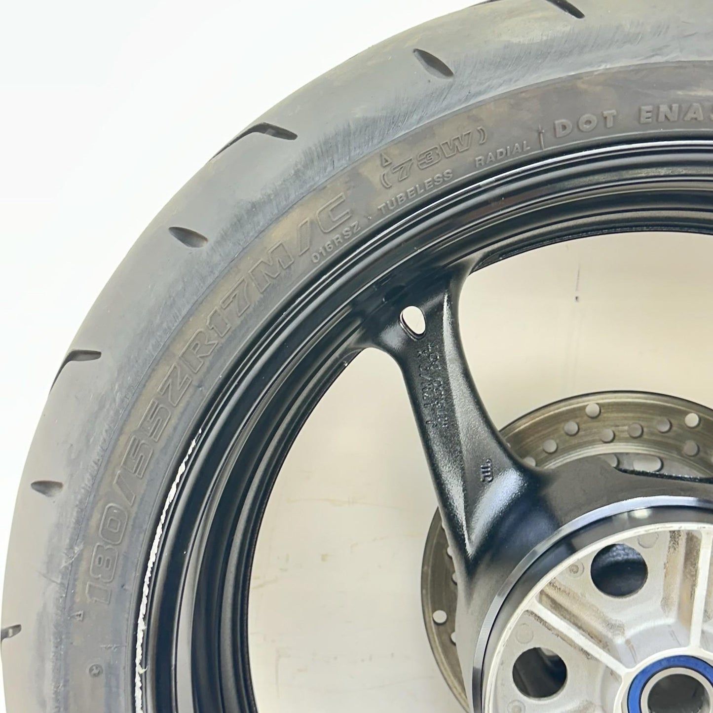 2011 - 2026 SUZUKU GSXR 600 GSXR 750 REAR WHEEL RIM TIRE BACK BRAKE ROTOR DISC