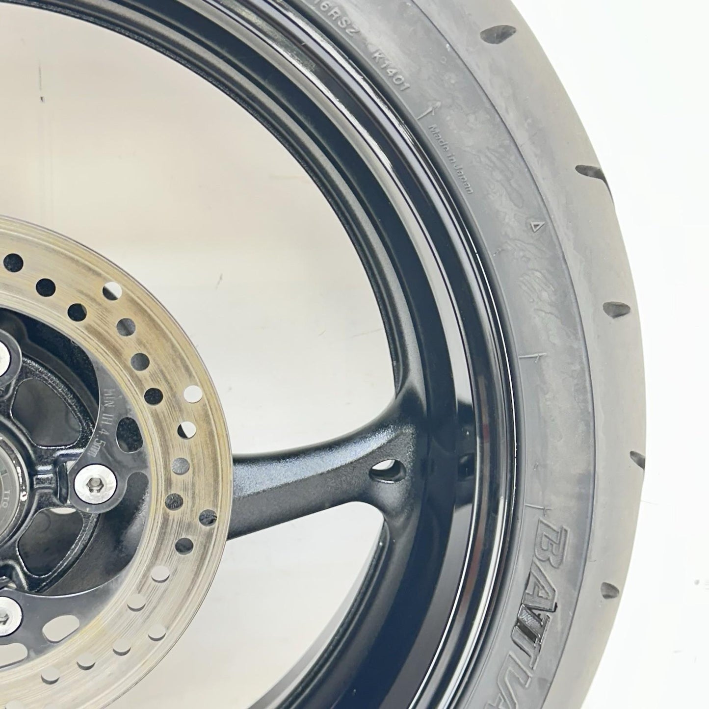 2011 - 2026 SUZUKU GSXR 600 GSXR 750 REAR WHEEL RIM TIRE BACK BRAKE ROTOR DISC