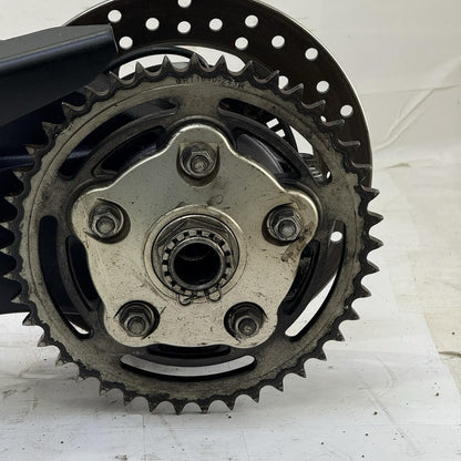 2008 - 2013 DUCATI 848 SUPERBIKE SWINGARM ARM BRAKE ROTOR SPROCKET AXLE LOT REAR