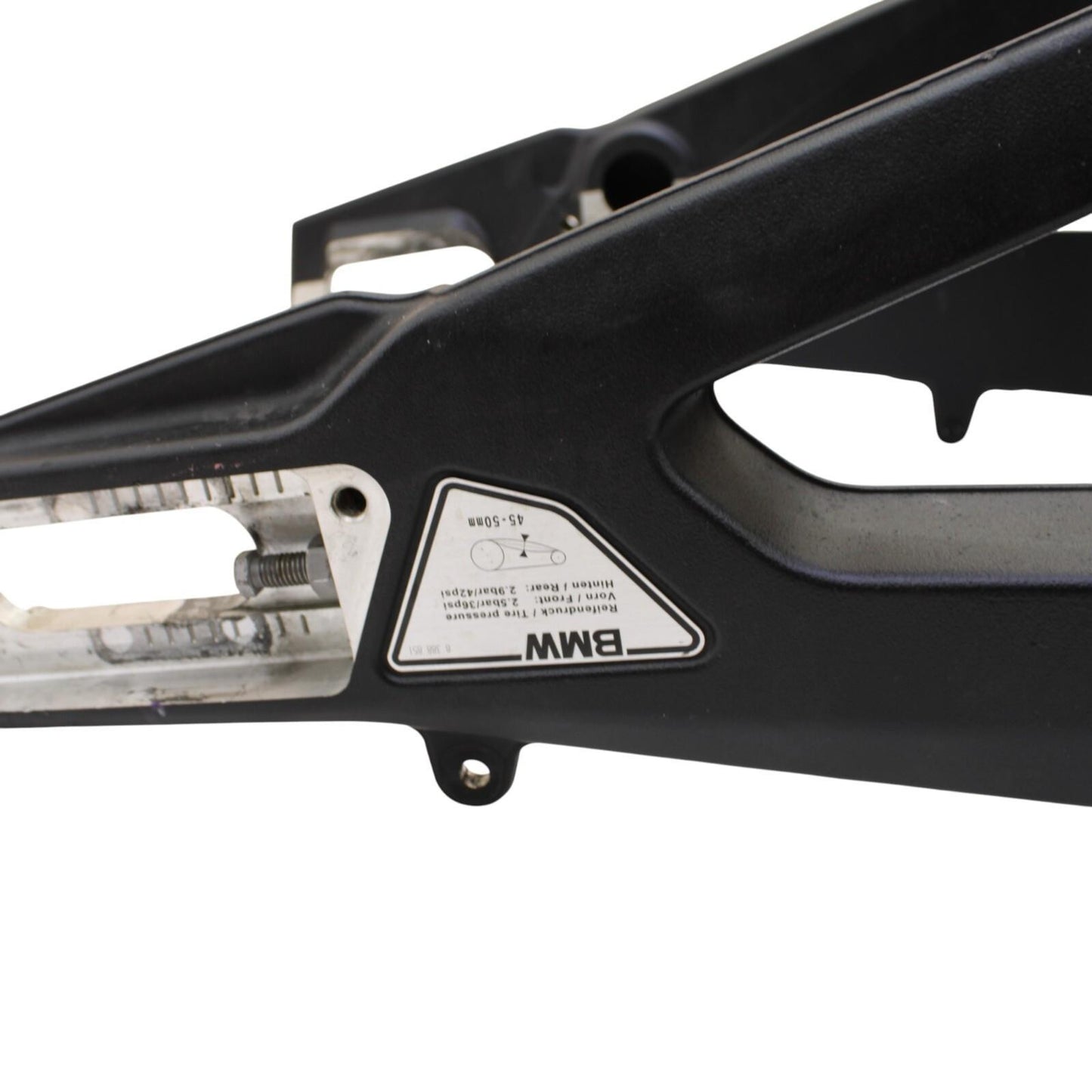 2023 2024 BMW S1000RR SWINGARM SUSPENSION ARM BACK REAR BLACK  SWINGSTRAIGHT