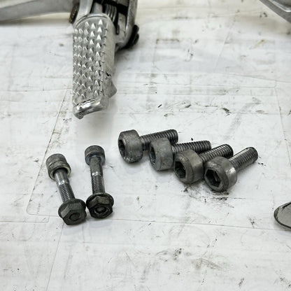2012 - 2016 HONDA CBR1000RR REARSET DRIVER FOOT REST LEG BRAKE PEDAL BOLTS SET