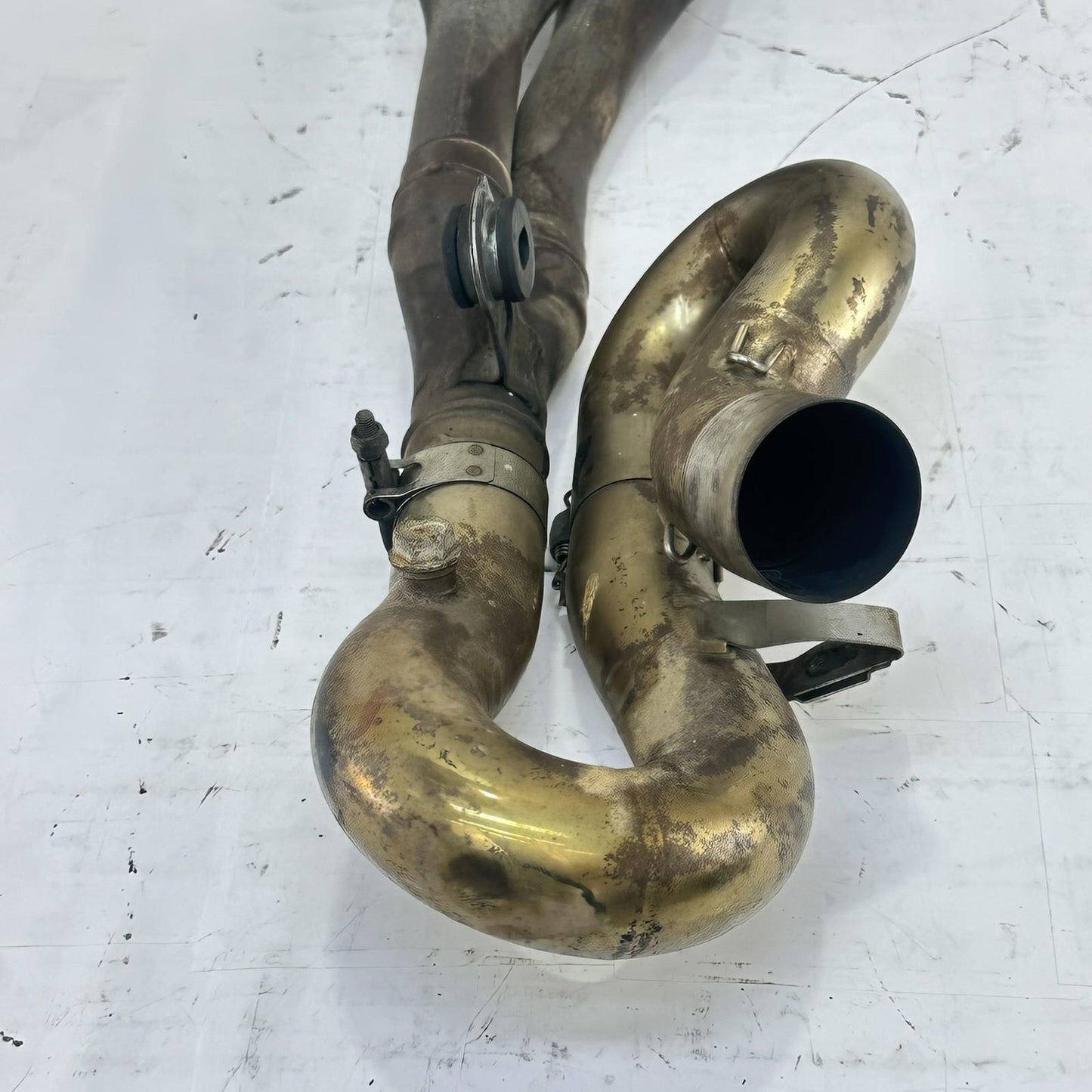 2012 - 2016 HONDA CBR1000RR EXHAUST HEADER MANIFOLD MID PIPE STOCK