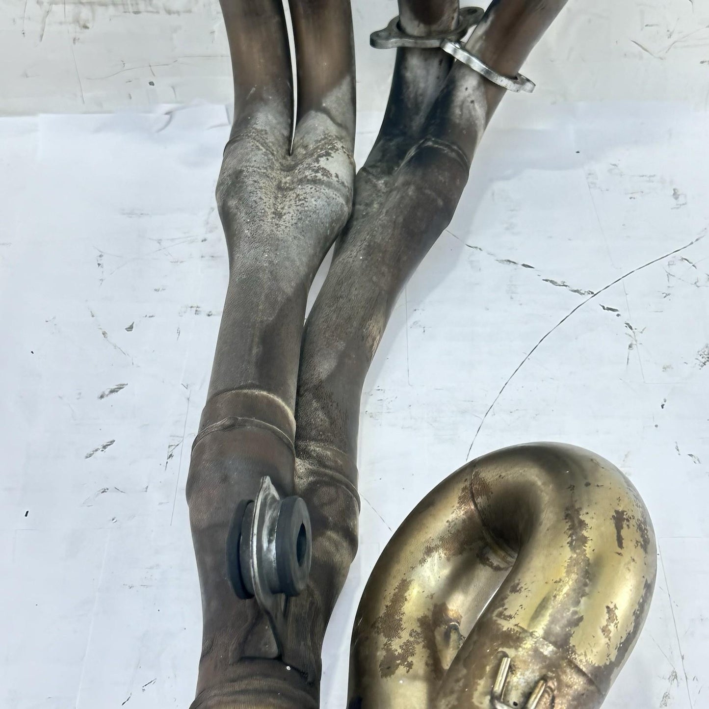 2012 - 2016 HONDA CBR1000RR EXHAUST HEADER MANIFOLD MID PIPE STOCK