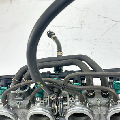 2012 - 2016 HONDA CBR1000RR THROTTLE BODY FUEL INJECTORS GAS LINES HOSES STOCK